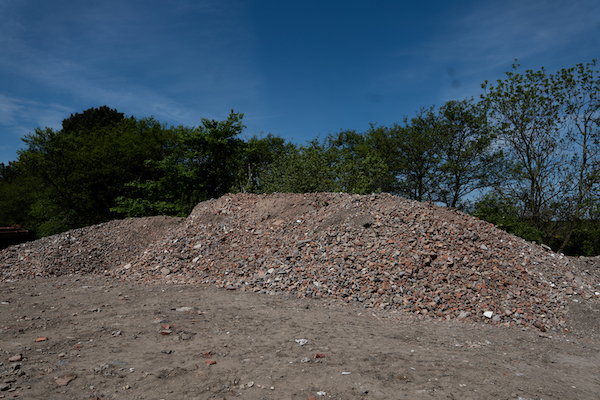 What can I use recycled rubble and hardcore for?
