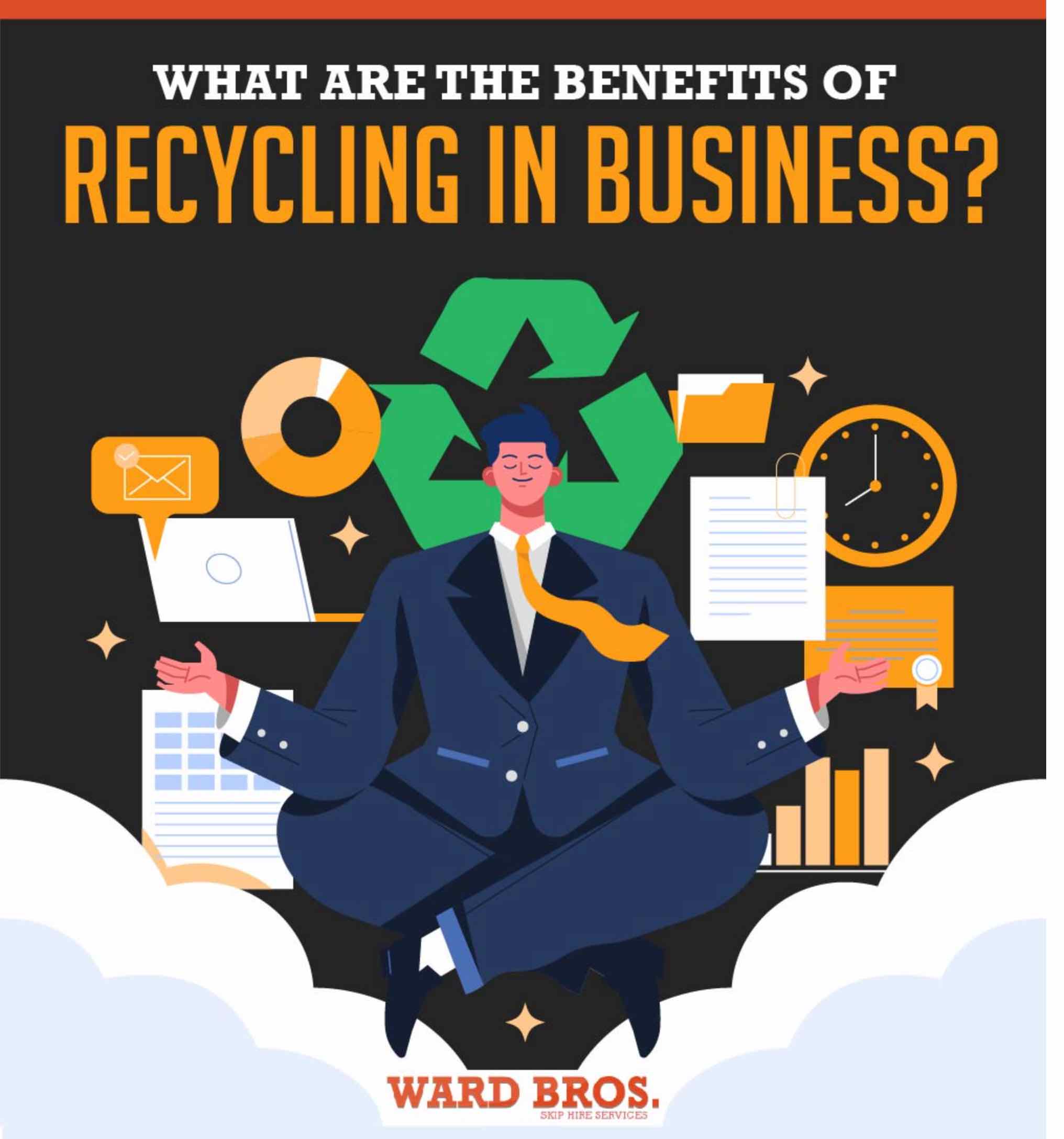 What are the benefits of recycling in business? [infographic]